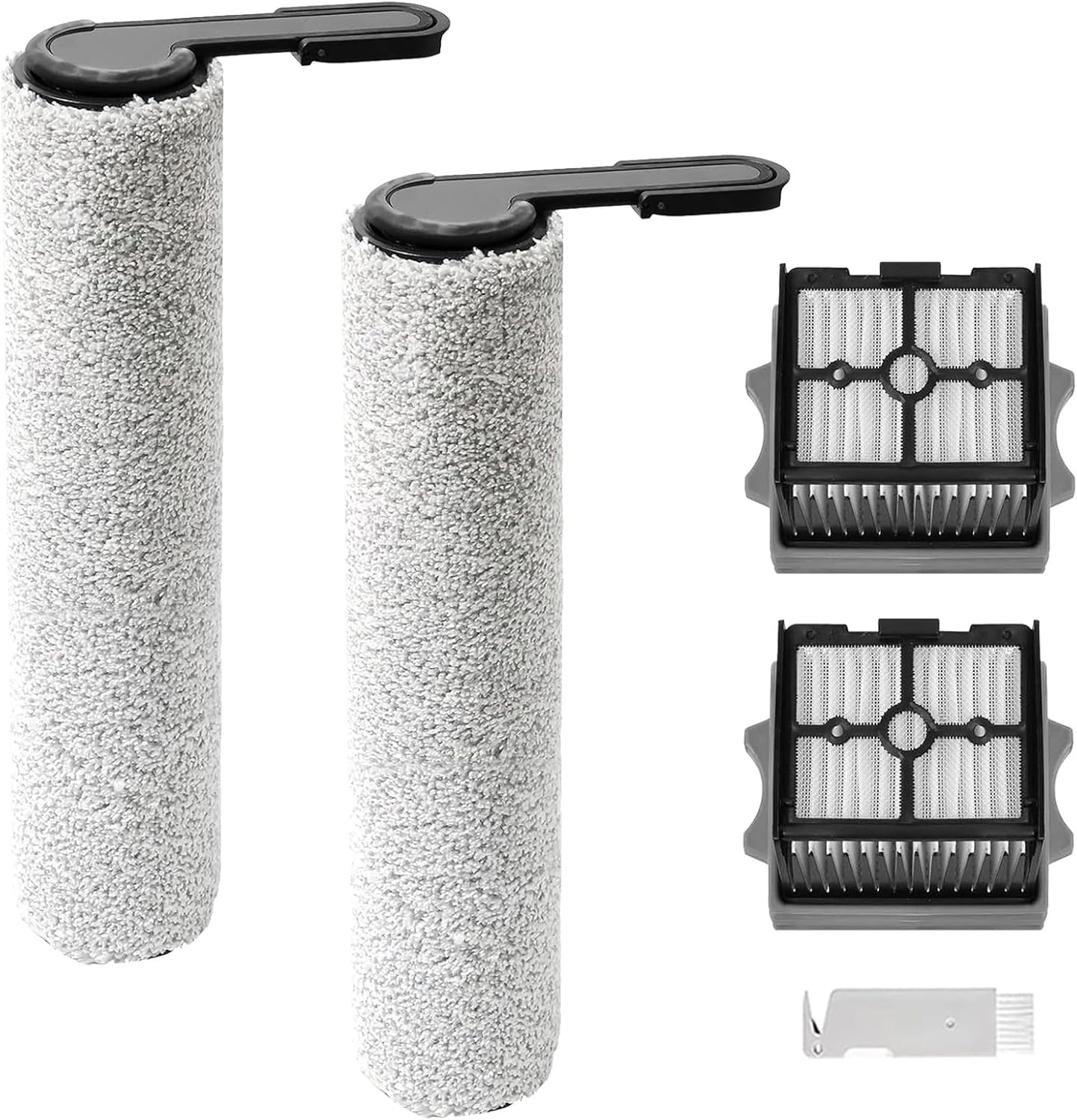 Bürstenwalze – 2 Stück – Gummi – Für Tineco Floor One Stretch S6 S7 S9 I5 I6 – Reinigung Von Hartböden
