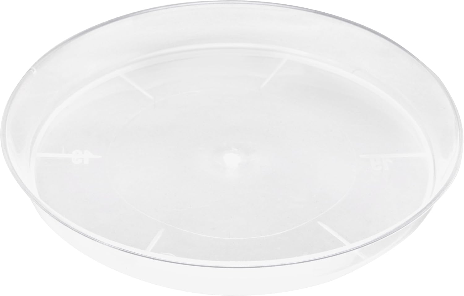 Untersetzer Für Blumentöpfe – 1 Stück – Transparenter Kunststoff – Wasserablauf – Schützt Böden Und Möbel – Durchmesser 24 Cm