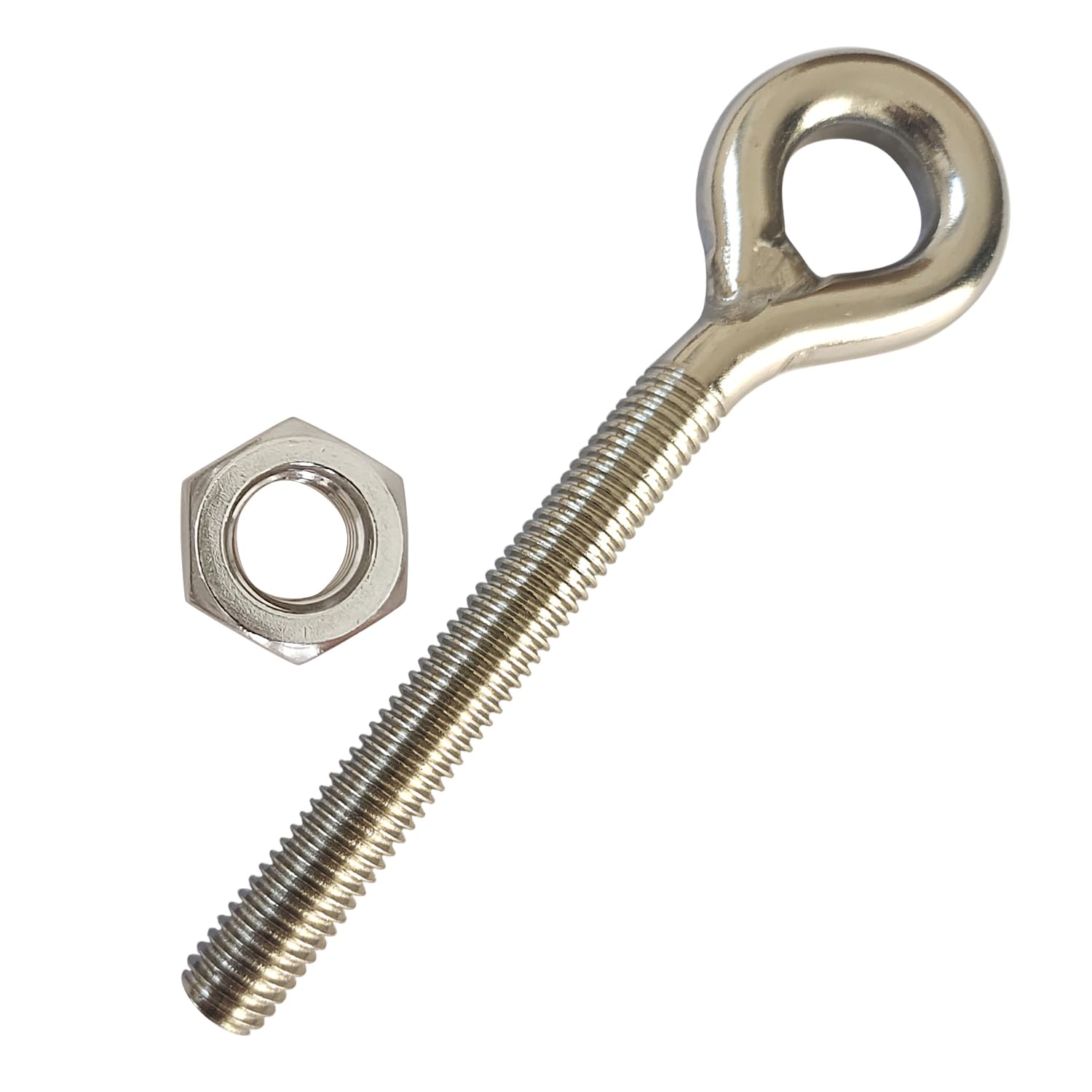 M12-ösenschrauben – 2er-pack – Edelstahl 304 – Rostbeständig – Garten, Pool, Balkon – 140 Mm