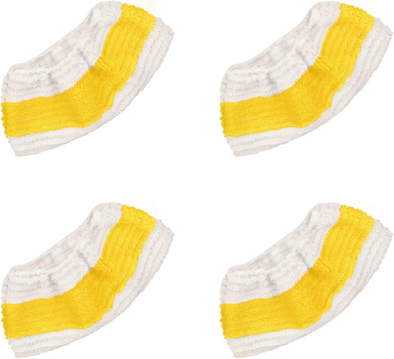 Set Mit 4 Mikrofaser-reinigungspads - Kompatibel Mit Kärcher Easyfix Sc1 Bis Sc5 - Waschbar Und Wiederverwendbar - Für Holz- Und Fliesenböden