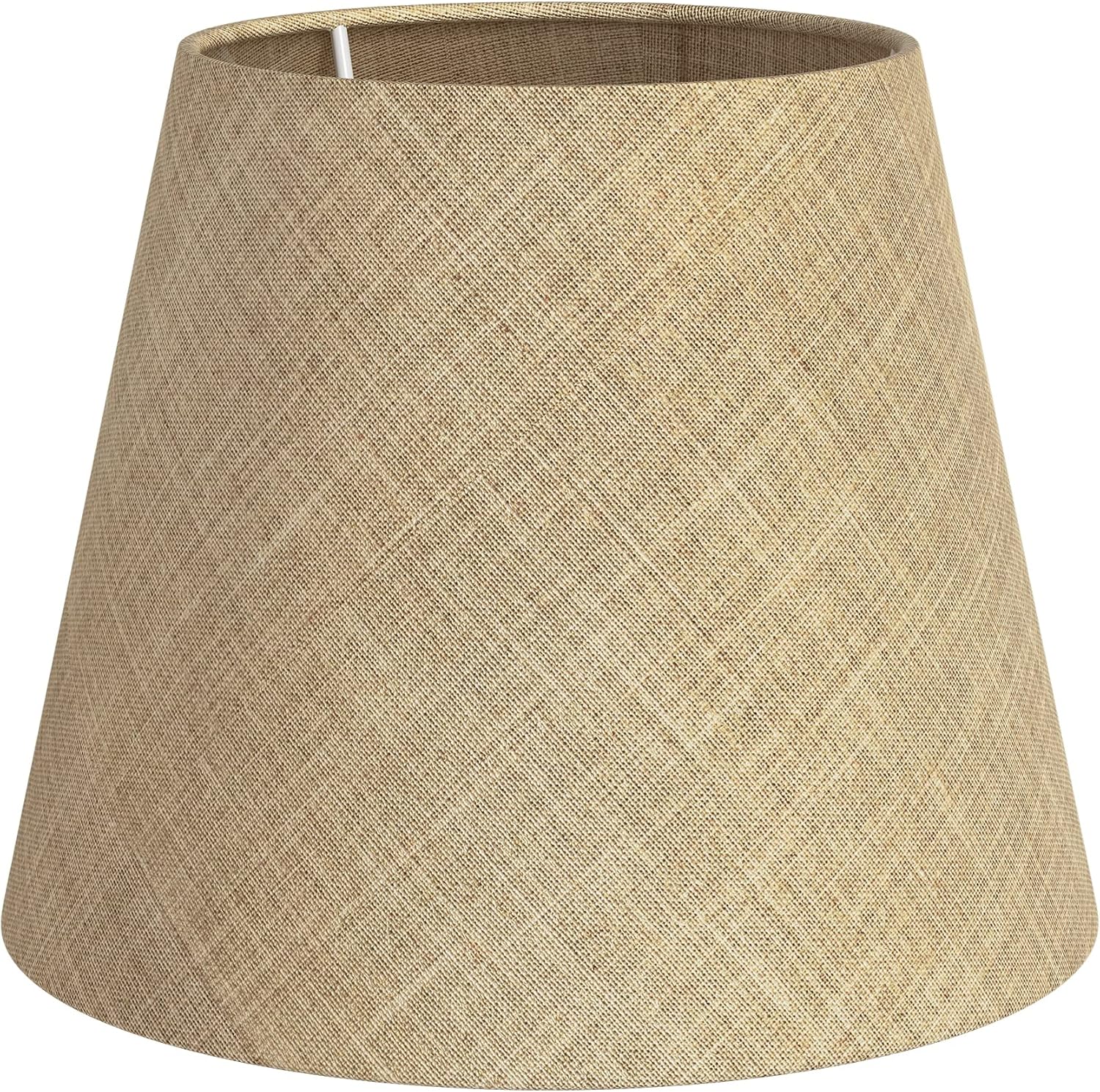 Lampenschirm – 1 Stück – Leinen Und Jute – Klassisches Design – Für Tisch- Und Deckenlampen – Naturbeige, 200 Mm