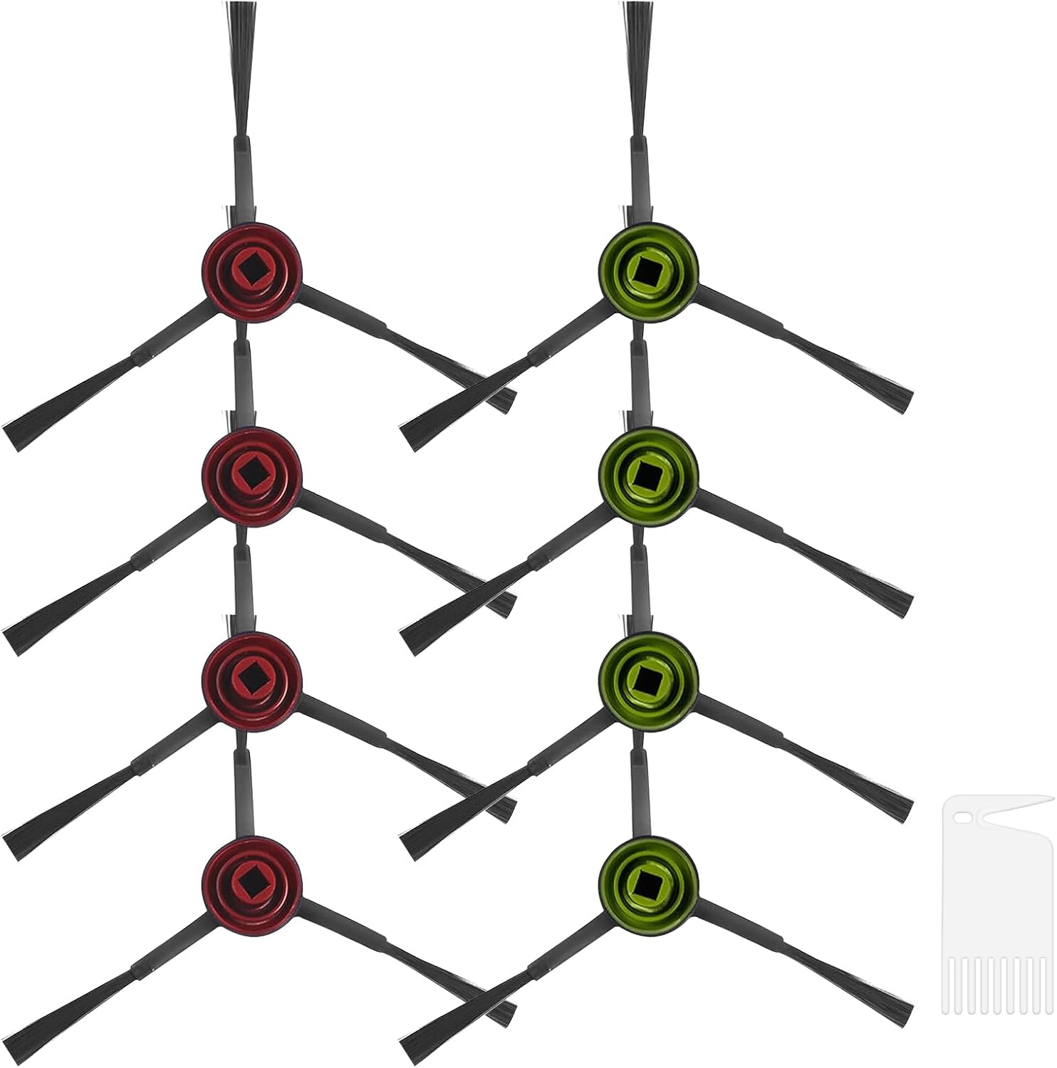 Seitenbürste – 8-teilig – Nylon – Zur Reinigung Von Ecken Und Kanten – Für Ecovacs Deebot T8, T9, N8 Und X1 Saugroboter