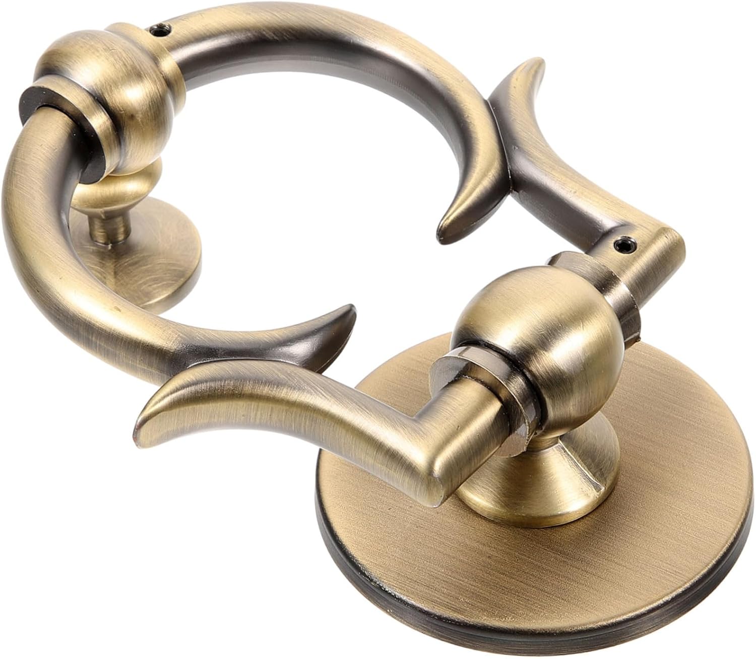 Türklopfer – 1 Stück – Zinklegierung – Vintage-stil (europäischer Stil) – Hauseingang – 13 X 12 X 3 Cm