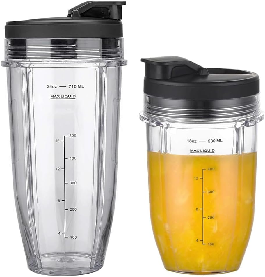 Mixbecher – 2-teilig – Tritan – Bpa-frei – Für Ninja Auto-iq – 530 Ml Und 710 Ml