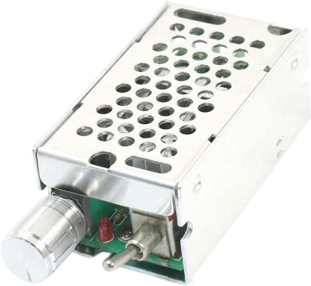 12–40 V Gleichstrom-motorsteuerung, Reversible Pwm, Aluminiumgehäuse, 120 W Mit Sicherung Für Industrielle Heimwerkerprojekte