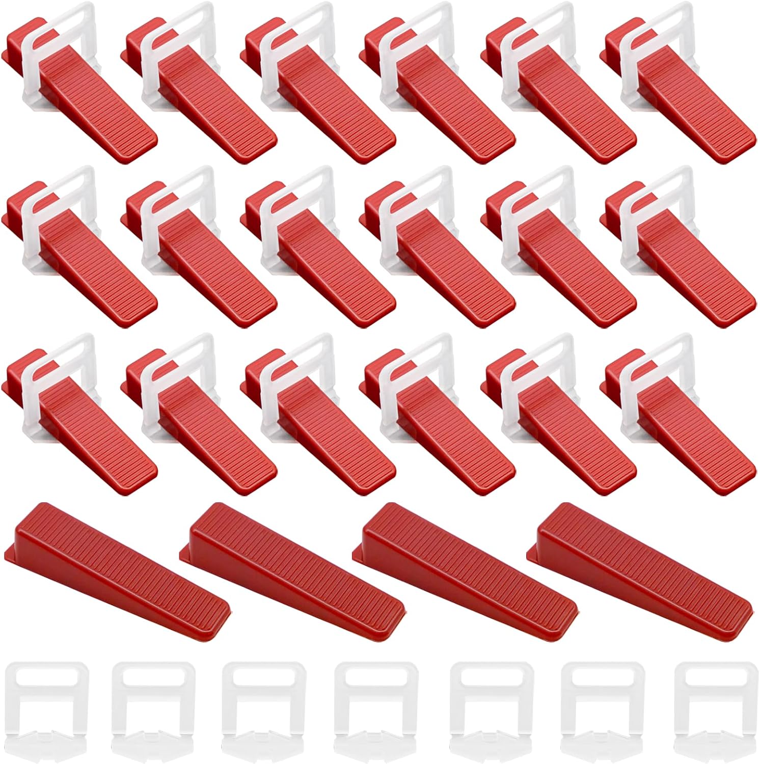 200-teiliges 3-mm-kunststoff-fliesenausgleichsset – Schnelle Installation, Glättung Von Böden Und Wänden, Perfekt Für Renovierungs- Und Heimwerkerprojekte