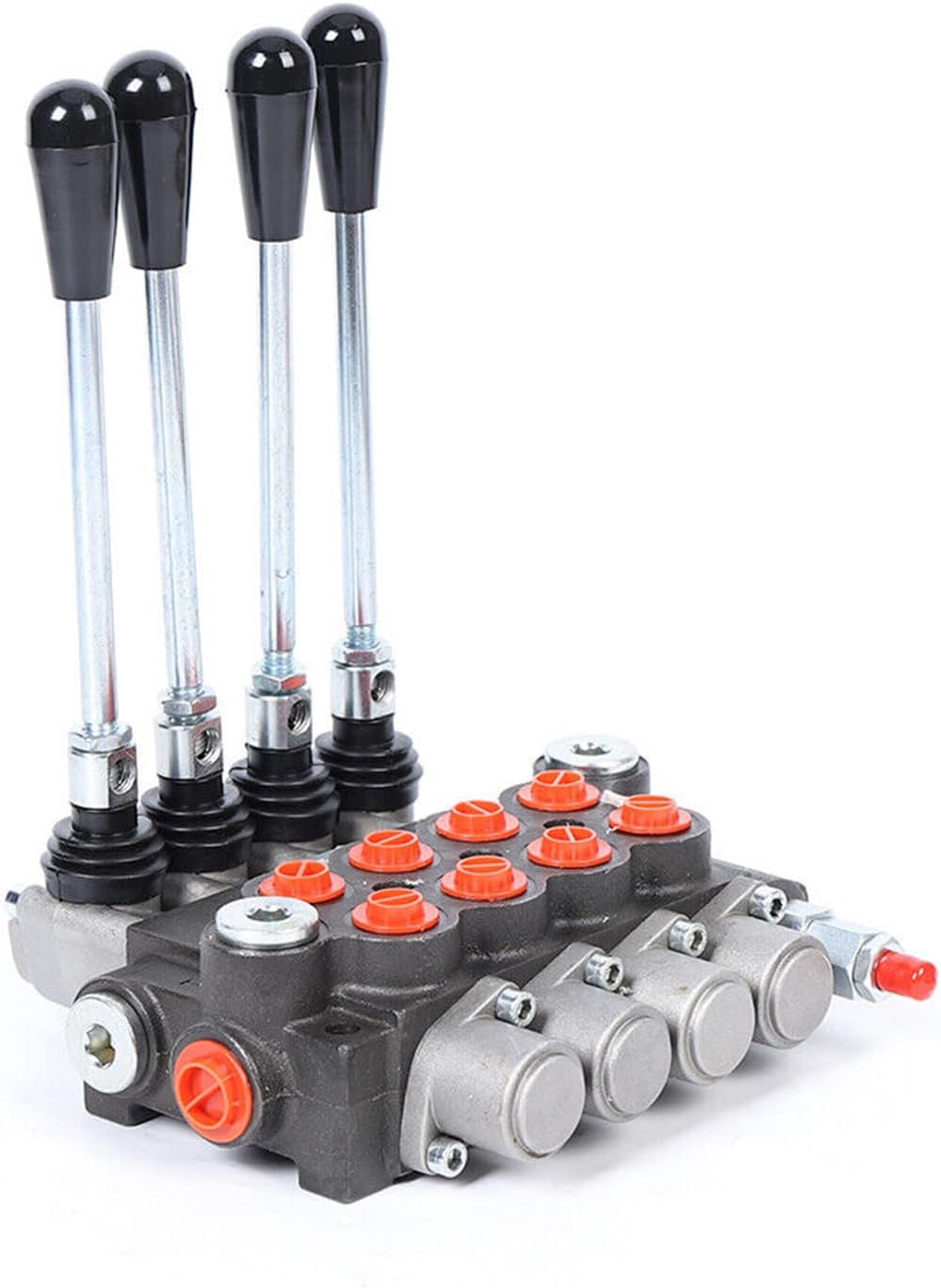 4-wege-hydraulikventil, 40 L/min Fördermenge, 250 Bar Druck, Manuelle Steuerung, Einteiliger Hebel, Für Traktoren Und Holzspalter