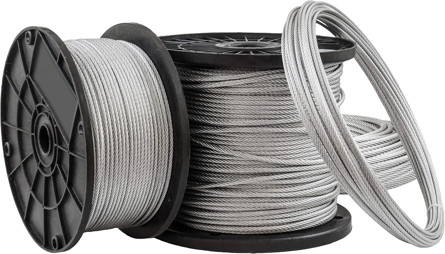 2 Mm X 100 M Verzinktes Stahlseil, Din 3055, Robust Für Den Einsatz Im Bereich Von Schiffszäunen Und Im Professionellen Heimwerkerbereich