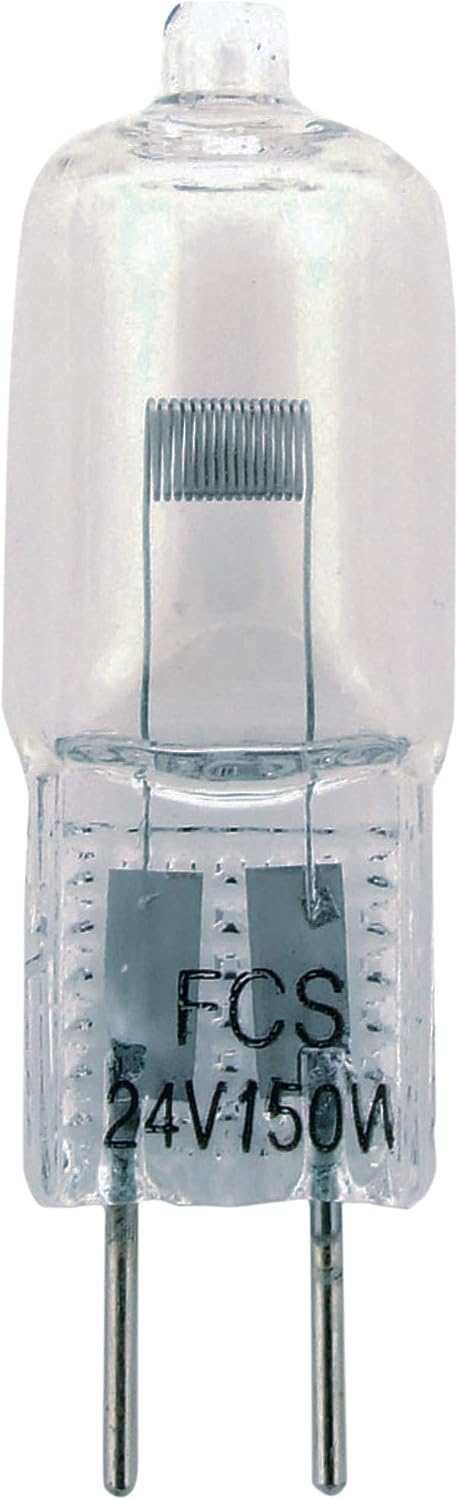 24v 150w Halogen-kapsellampe, G6.35-sockel, Für Prestinox 680 Auto-diaprojektor, Warmes Licht 3300k, Einzelverpackung