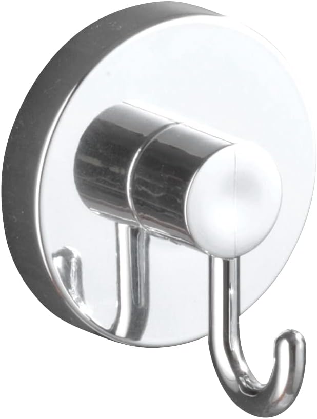 Wandhaken – 2er-set – Verchromtes Abs – Vakuummontage Ohne Bohren – Für Bad Und Küche – 6 X 6,7 X 5 Cm