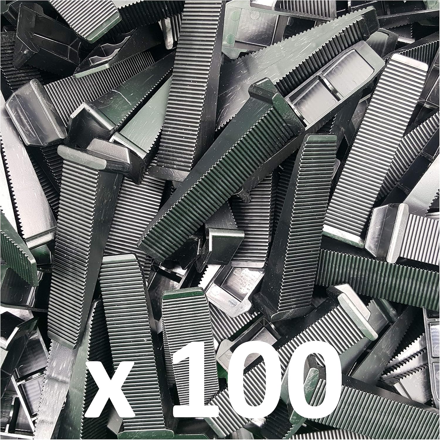 100 Nivellierpads, Dünne Polycarbonat-basis, Präzise Justierung Für Boden- Und Wandfliesen Von 3–16 Mm