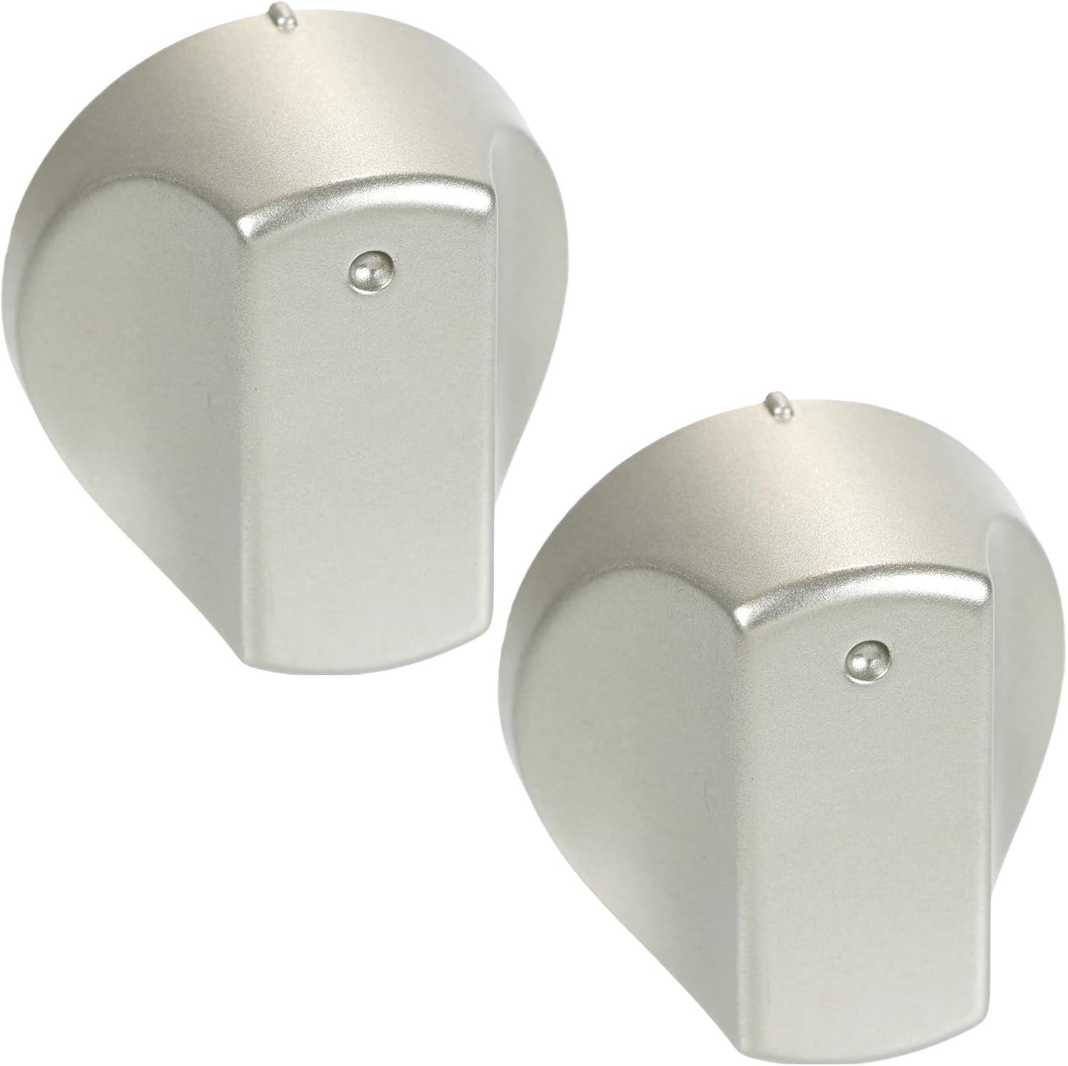 Spares2go Hot-ari Ix Bedienknöpfe Für Hotpoint Backöfen Und Herde (silber, 2er-pack)