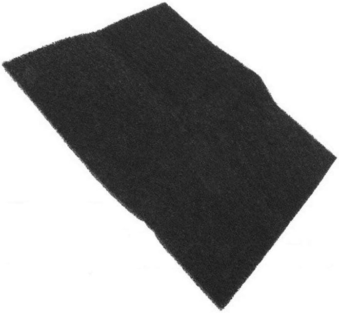 2er-pack Schwarze Aktivkohlefilter 47x57cm Universalschnitt Anti-geruchs-fettfilter Für Dunstabzugshauben Ohne Abluftöffnung