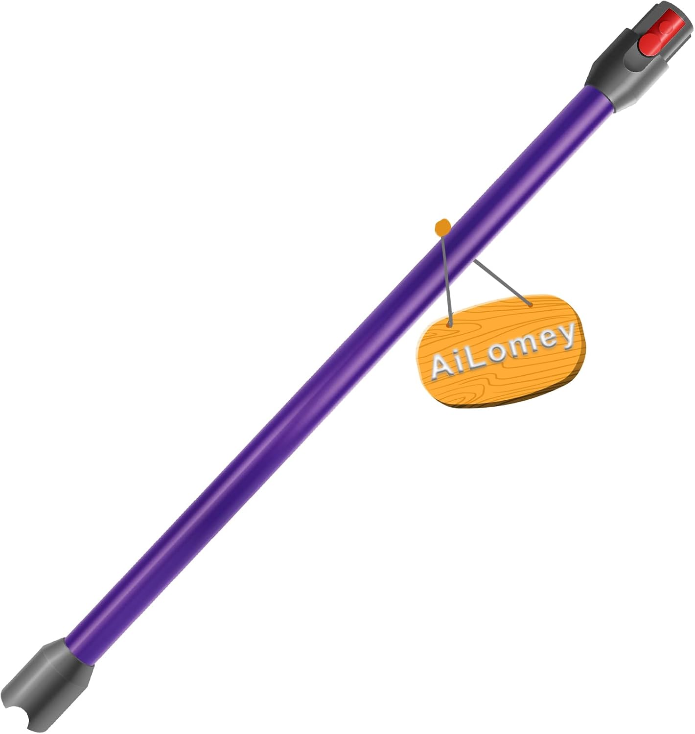 Verlängerungsrohr Für Dyson V12 Slim – 1-teilig – Aluminium Und Abs – 74 Cm – Schnellanschluss – Lila