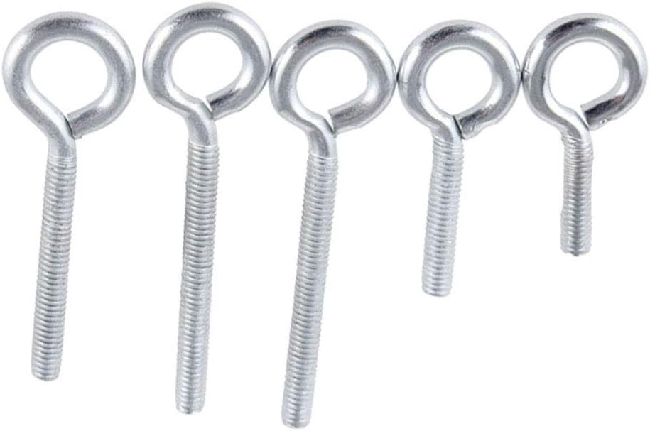 Ösenschrauben Mit Geschlossenem Haken – 100er-pack – Weiß Verzinkter Stahl – Unterputzmontage – Für Heimwerker Und Industrie – M3, M4, M5, M6, M8