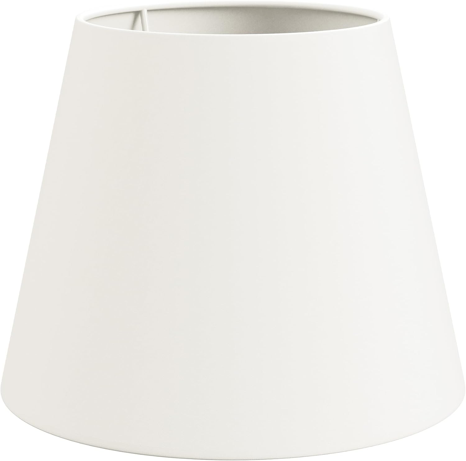 Lampenschirm – 1 Stück – Weißes Leinen – Rundes Design – Für Tisch- Und Deckenlampen – Durchmesser 200 Mm