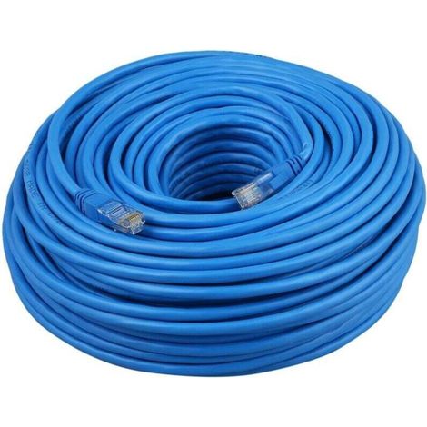 50 M Cat6 Rj45 Flaches Ethernet-kabel 1000 Mbit/s Für Netzwerkverbindungen.