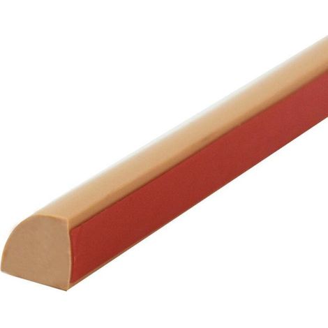 Flexibles Eckprofil, Selbstklebend, Flexible Leiste Für Böden, Badezimmer, Küchen Und Arbeitsplatten, Länge 3 M, Braun