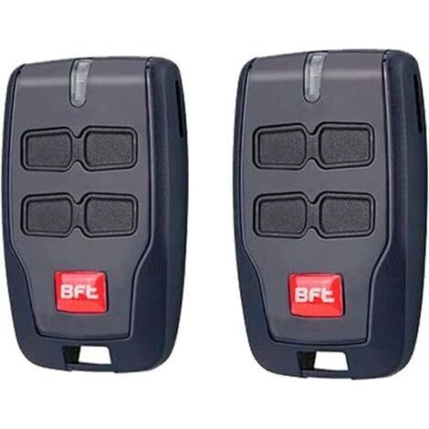 Set Mit 2 Bft 4-kanal-fernbedienungen Für Bft Mitto 2 Elektrische Garagentore, 4 Tasten, 12 V, 433 Mhz