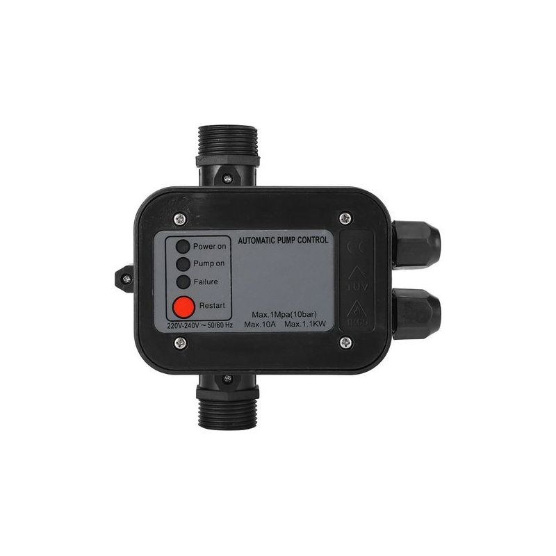 220-v-wasserpumpe, Schwarz, Selbstansaugend, Druckschalter, Automatischer Druckregler