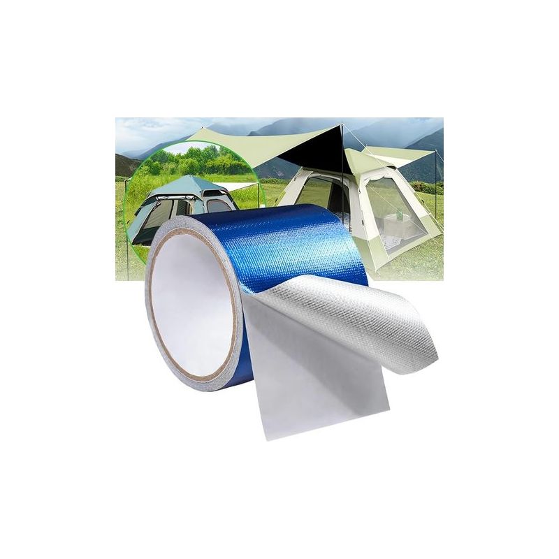 Reparaturklebeband Für Markisen, Planen, Segel, Zelte, Segelboote, Reparaturset, Wasserdicht Und Uv-beständig, 8 Cm X 5 M (blau)