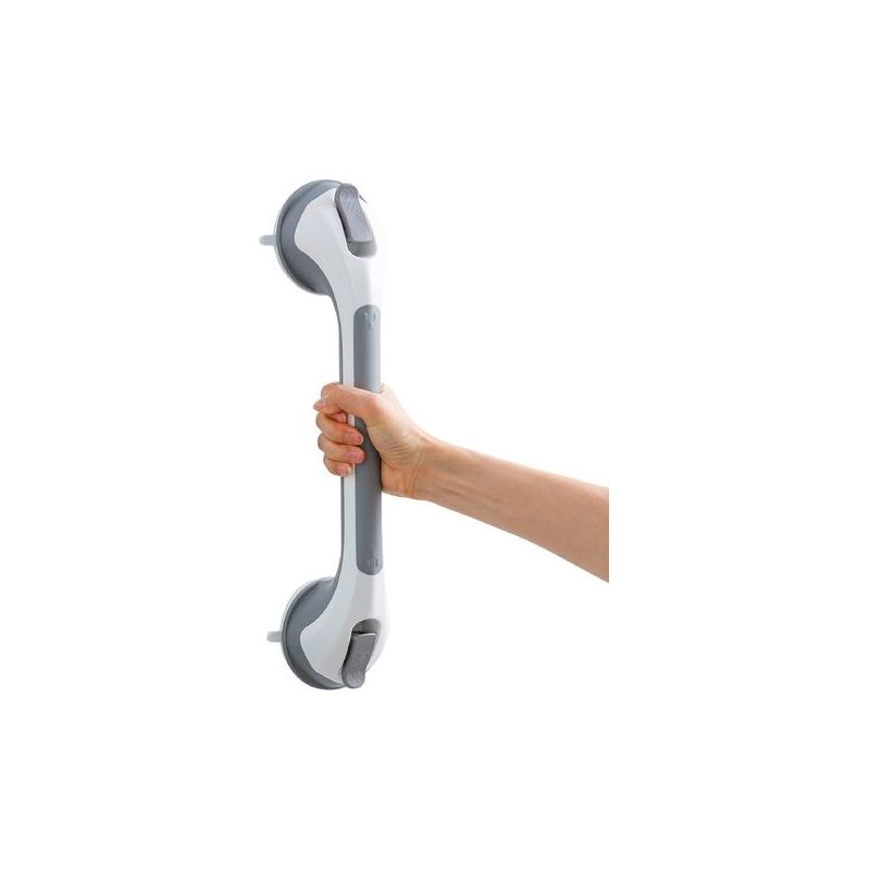 Duschhaltegriff Mit Saugnapf, 43 Cm, Sicherer Halt Für Menschen Mit Behinderung, Ältere Menschen Und Verletzte, Tragkraft Bis Zu 109 Kg, Kein Bohren Erforderlich, Abnehmbar, Dusch-sicherheitshaltegrif