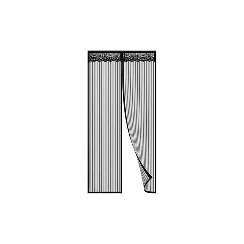 Magnetisches Türgitter 90 X 200 Cm – Polyestergewebe – Magnetverschluss – Montage Ohne Bohren