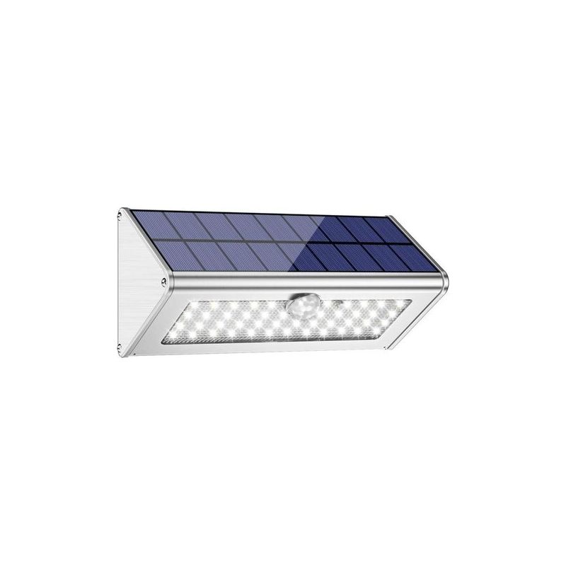 48 Leds, 4500 Mah, Solarleuchte Für Den Außenbereich, Gehäuse Aus Aluminiumlegierung, Wasserdicht Bis Ip65, Radar-bewegungserkennung