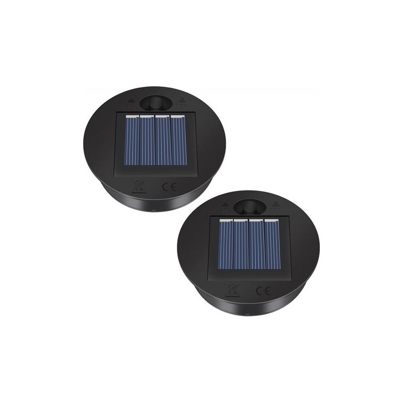 Set Mit 2 Ersatzlampenschirmen Für Solarlampen – Lampenschirme Für Solarpaneele, Laternen, Ersatzteile Für Solaranlagen