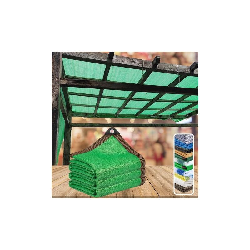 Sonnenschutznetz Für Den Außenbereich, Sonnenschutznetz Für Schwimmbäder Und Terrassen, Sichtschutznetz Für Balkone, Rechteckiges Sonnensegel Aus Hdpe (3 X 5 M), Sonnenschutz Für Die Terrasse