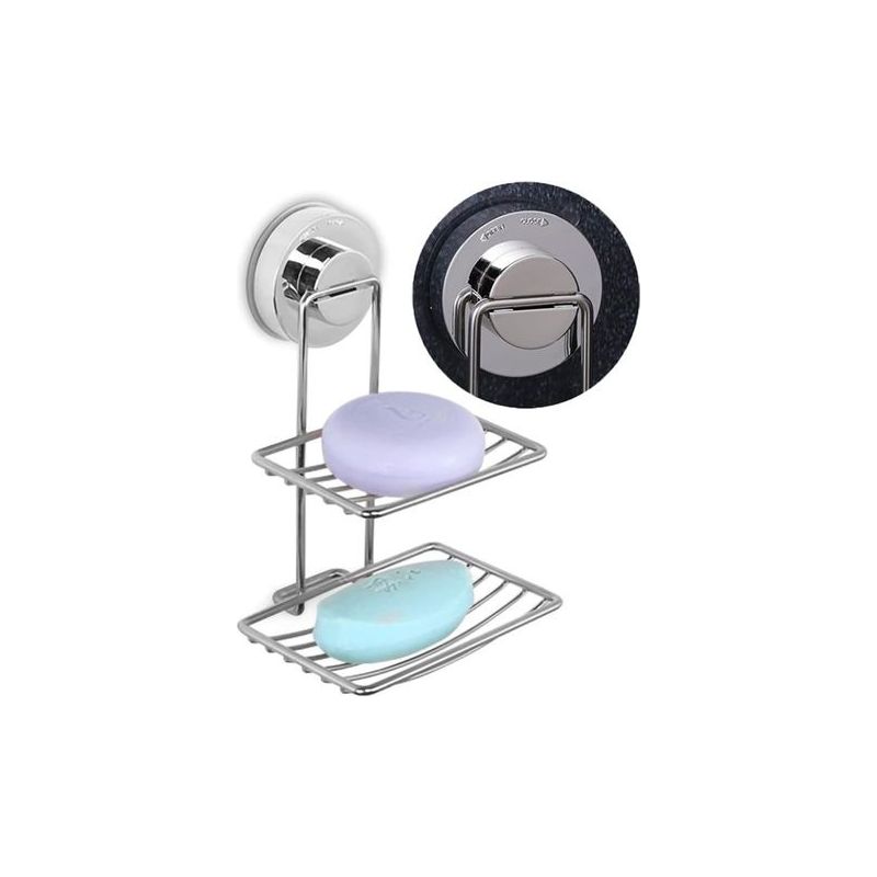 Wandmontierter Seifenhalter Für Die Dusche, Seifenschale Aus Edelstahl Mit Saugnapf, Seifenhalter Für Die Dusche, Seifenhalter Für Das Badezimmer, Selbstklebender Seifenhalter (kein Bohren Erforderlic