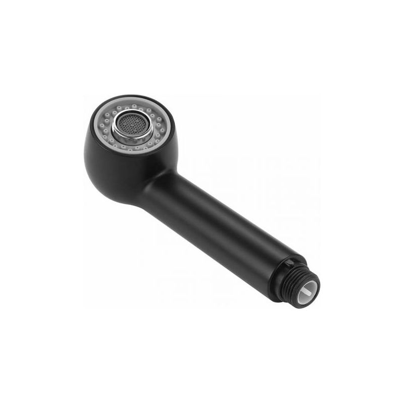 Schwarzer Duschkopf Mit 2 Strahlarten, Ideal Für Küchenarmaturen.