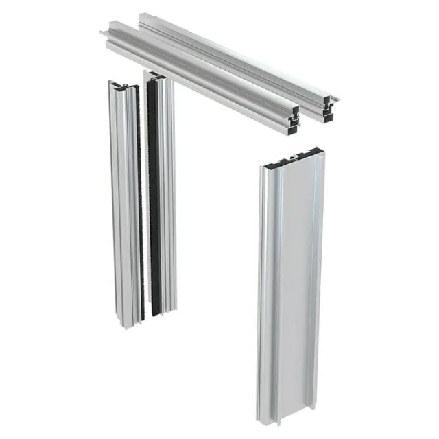Knauf Aluminium-spachtellaibung Pocket Kit Easy Für Glastürblatt Cw 75 Schiebetür