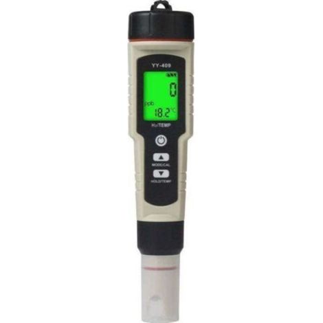 Testeur Eau 7-en-1 - Ph Chlore Salinité Orp Tds Ec Température - Précision Haute - Atc Automatique - Piscine Aquarium Eau Potable Hydroponie - Ip67 Abs
