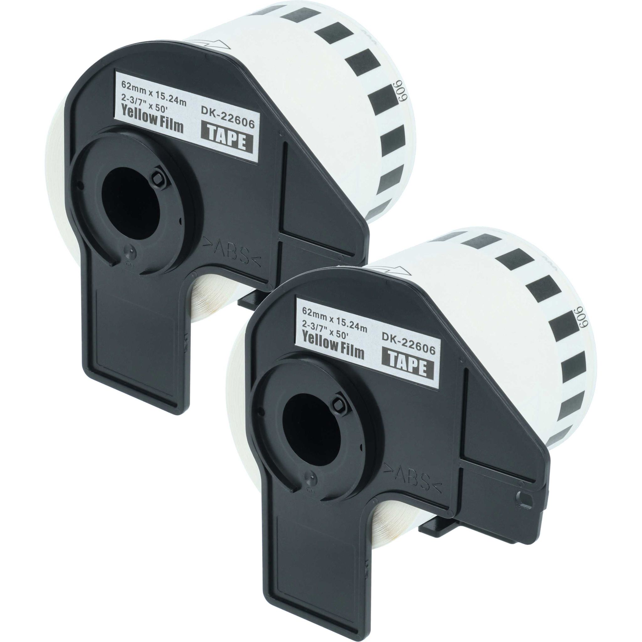 Vhbw - 2x Rolle Etiketten Aufkleber Kompatibel Mit Brother P-touch Ql-1050, Ql-1050n, Ql-1060, Ql-1060n, Ql-500, Ql-500a, Ql-500bs Ersatz Für Brother Dk-22606.