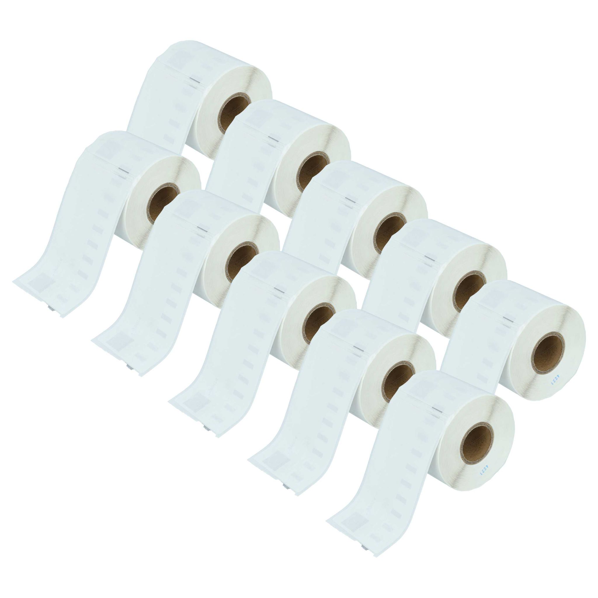 Vhbw - 10x Etiketten-rolle 54mm X 101mm (220 Etiketten) Kompatibel Mit Dymo Labelwriter 330 Turbo Ii, 330 Turbo, 330, 320 Ii Etiketten-drucker