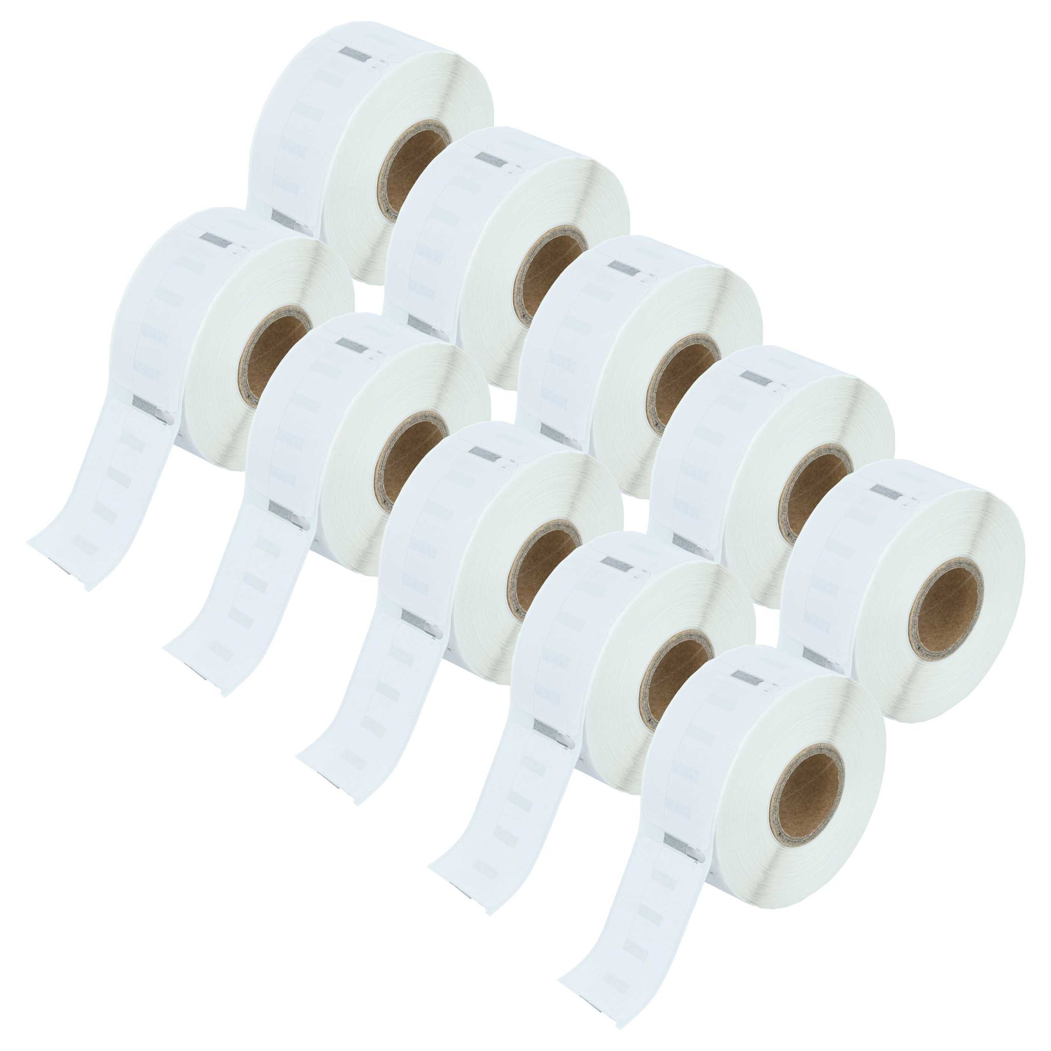 Vhbw - 10x Etiketten-rolle 19mm X 51mm (220 Etiketten) Kompatibel Mit Dymo Labelwriter 330 Turbo Ii, 330 Turbo, 330, 320 Ii Etiketten-drucker