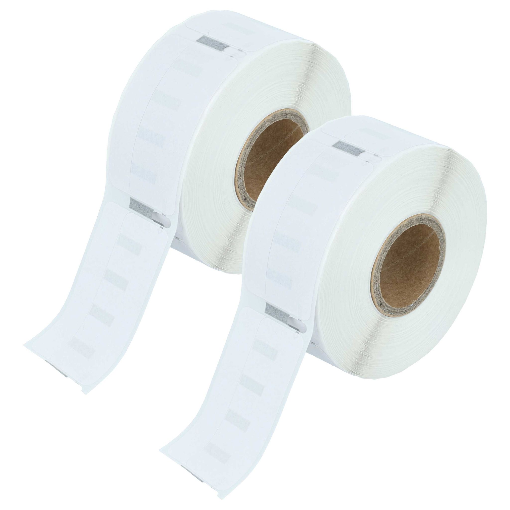Vhbw - 2x Etiketten-rolle 19mm X 51mm (220 Etiketten) Kompatibel Mit Dymo Labelwriter 330 Turbo, 330, 320 Ii Etiketten-drucker Weiß