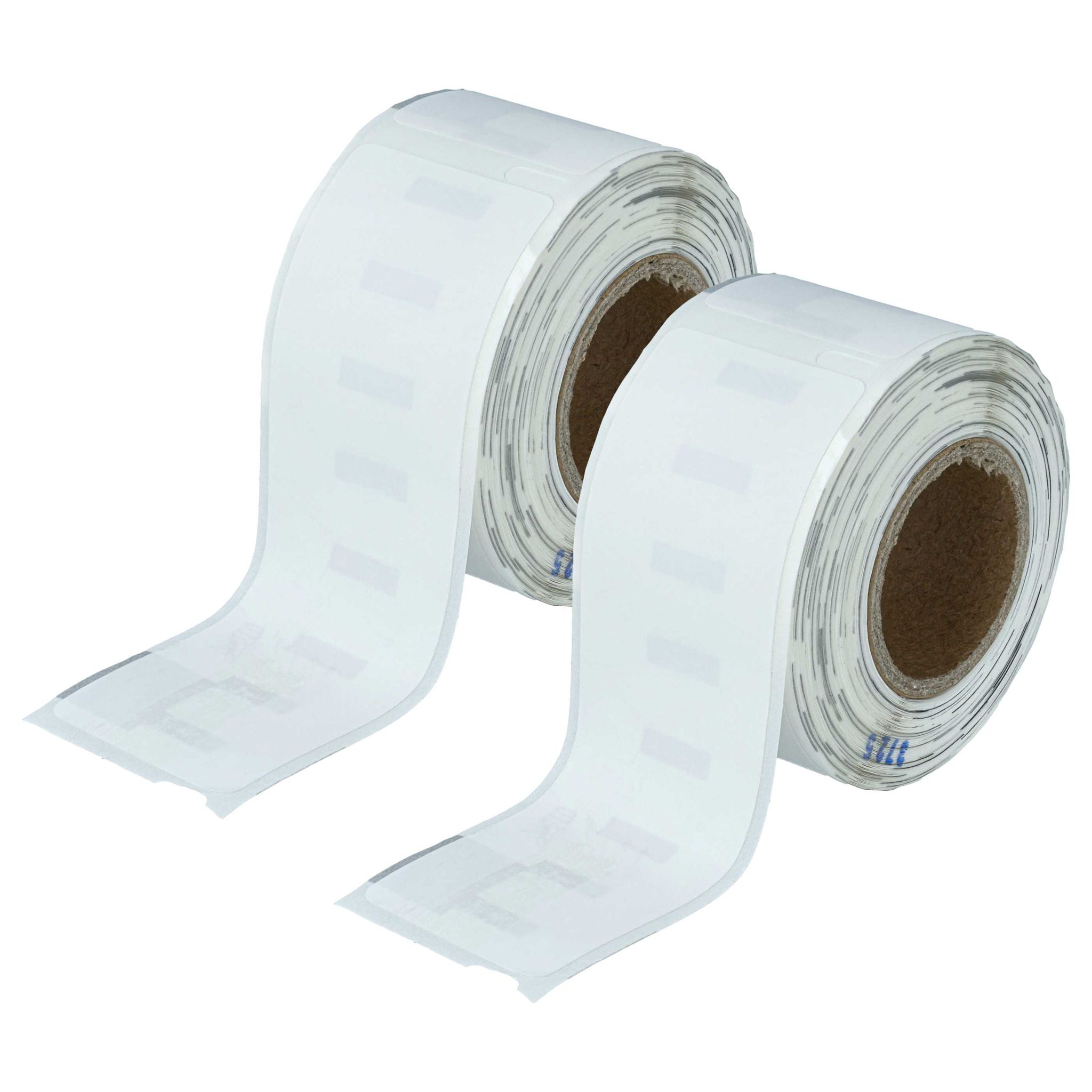 Vhbw 2x Etiketten-rolle 28mm X 89mm (130 Etiketten) Kompatibel Mit Dymo Labelwriter 310, 310 Ii, 320, 310 Turbo Ii Etiketten-drucker Weiß