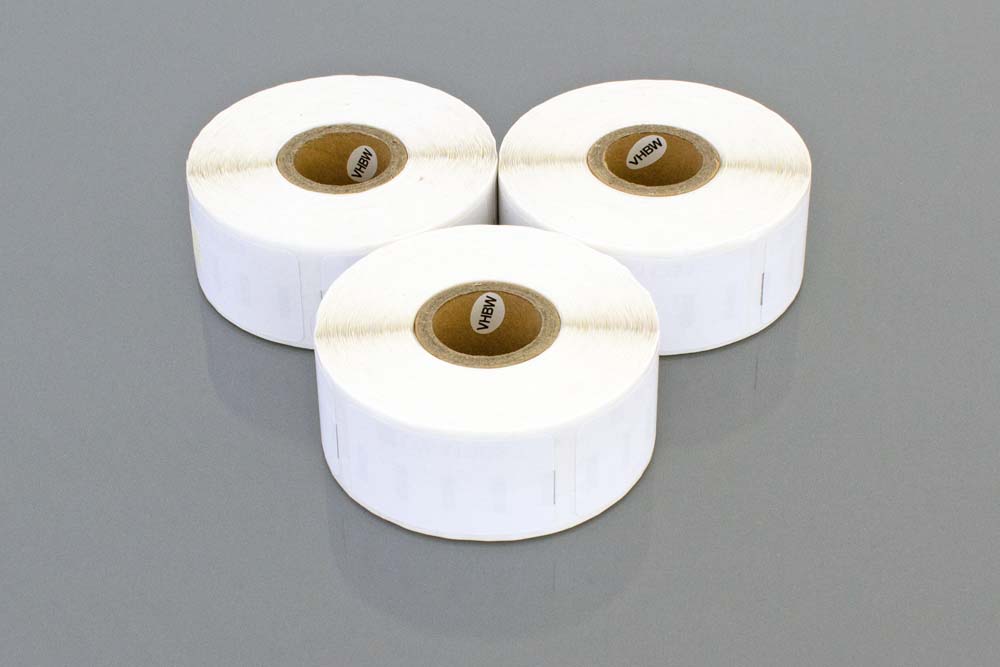 Vhbw - 3x Etiketten-rolle 19mm X 51mm (220 Etiketten) Kompatibel Mit Dymo Labelwriter 330 Turbo Ii, 330 Turbo, 400 Duo, 330 Etiketten-drucker