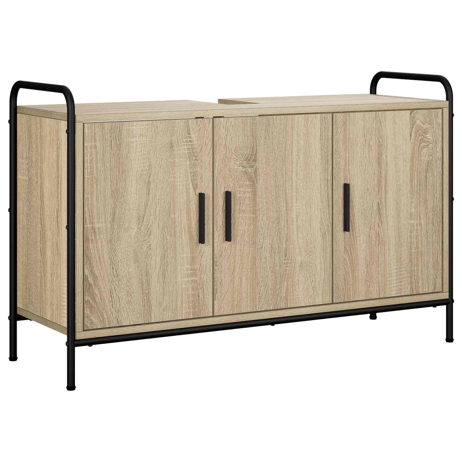 Vidaxl Bathroom Cabinet Sonoma Oak 95 X 34 X 61 Cm Engineered Wood