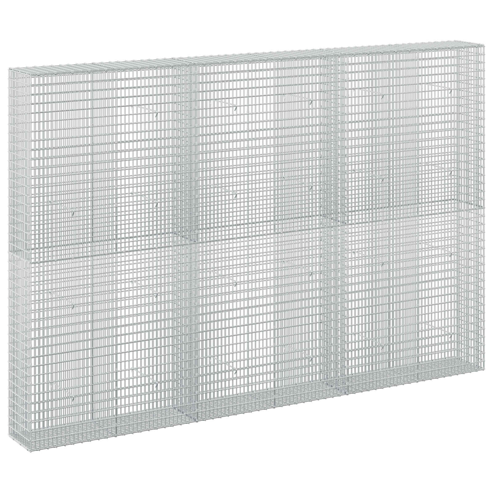 Gabione Mit 3,5 Mm Draht Und 5x2,5 Cm Maschen 300x30x200 Cm Vidaxl
