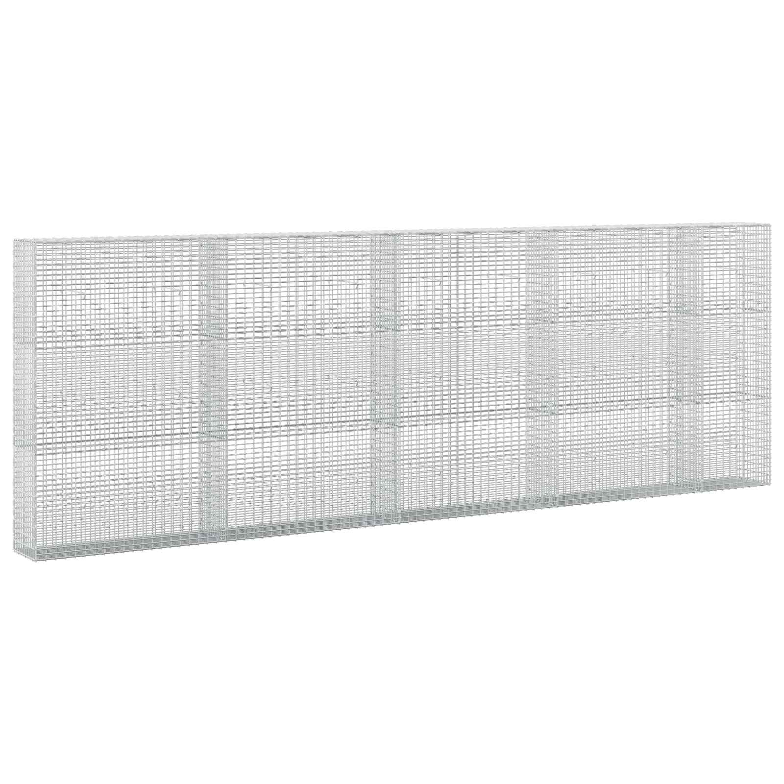 Gabione Mit 3,5 Mm Draht Und 5x2,5 Cm Maschen 450x30x150 Cm Vidaxl