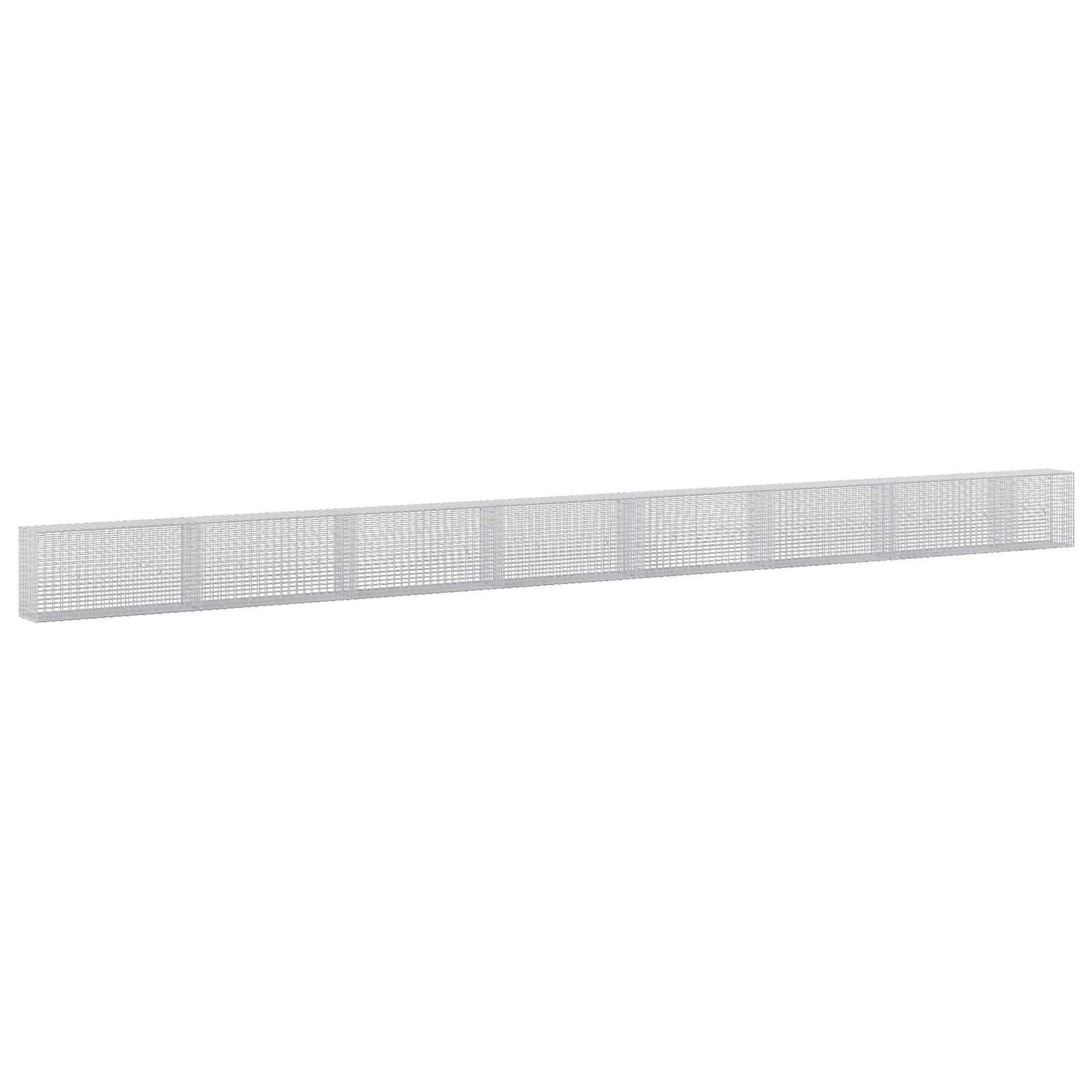 Gabione Mit 3,5 Mm Draht Und 5x2,5 Cm Maschen 750x30x50 Cm Vidaxl