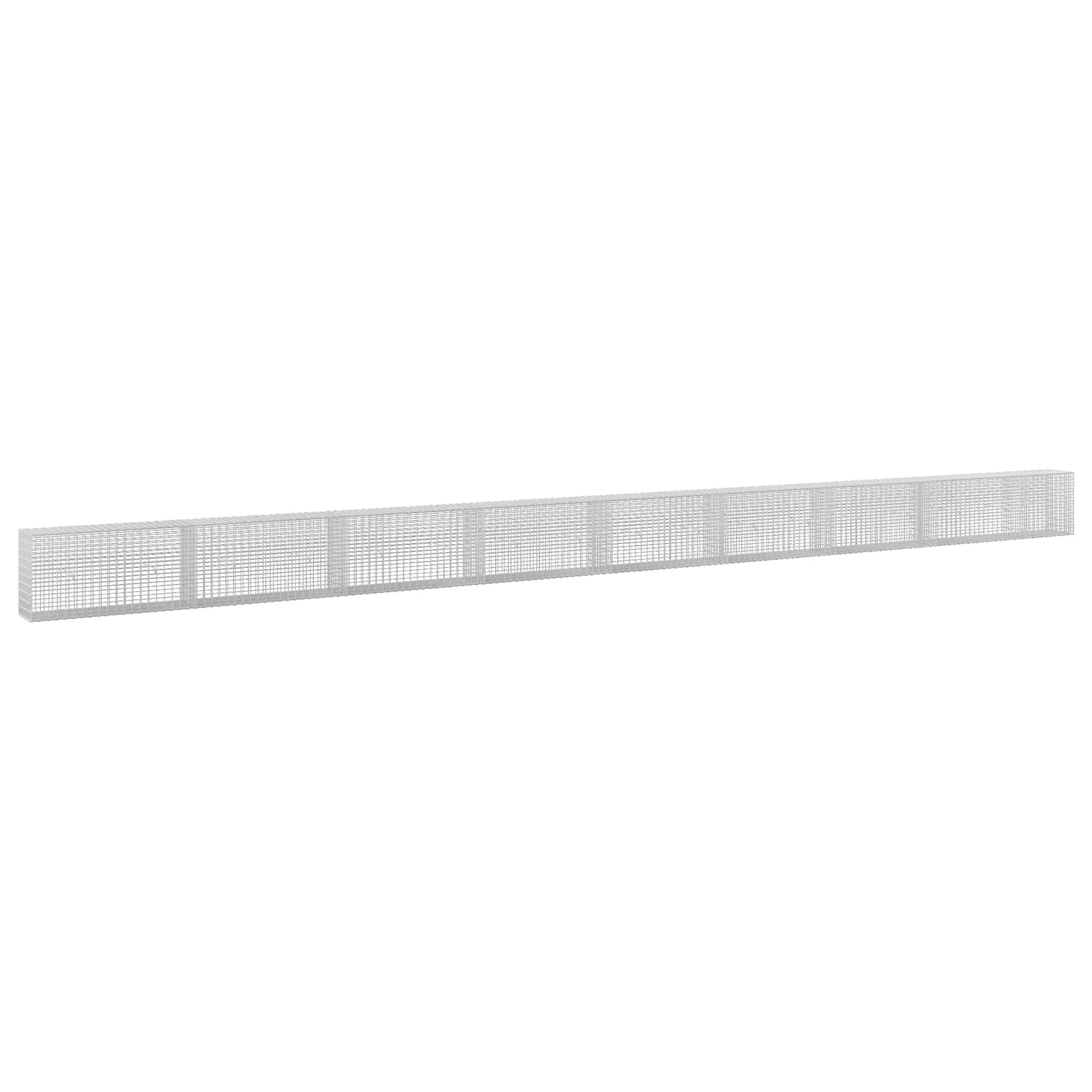 Gabione Mit 3,5 Mm Draht Und 5x2,5 Cm Maschen 850x30x50 Cm Vidaxl