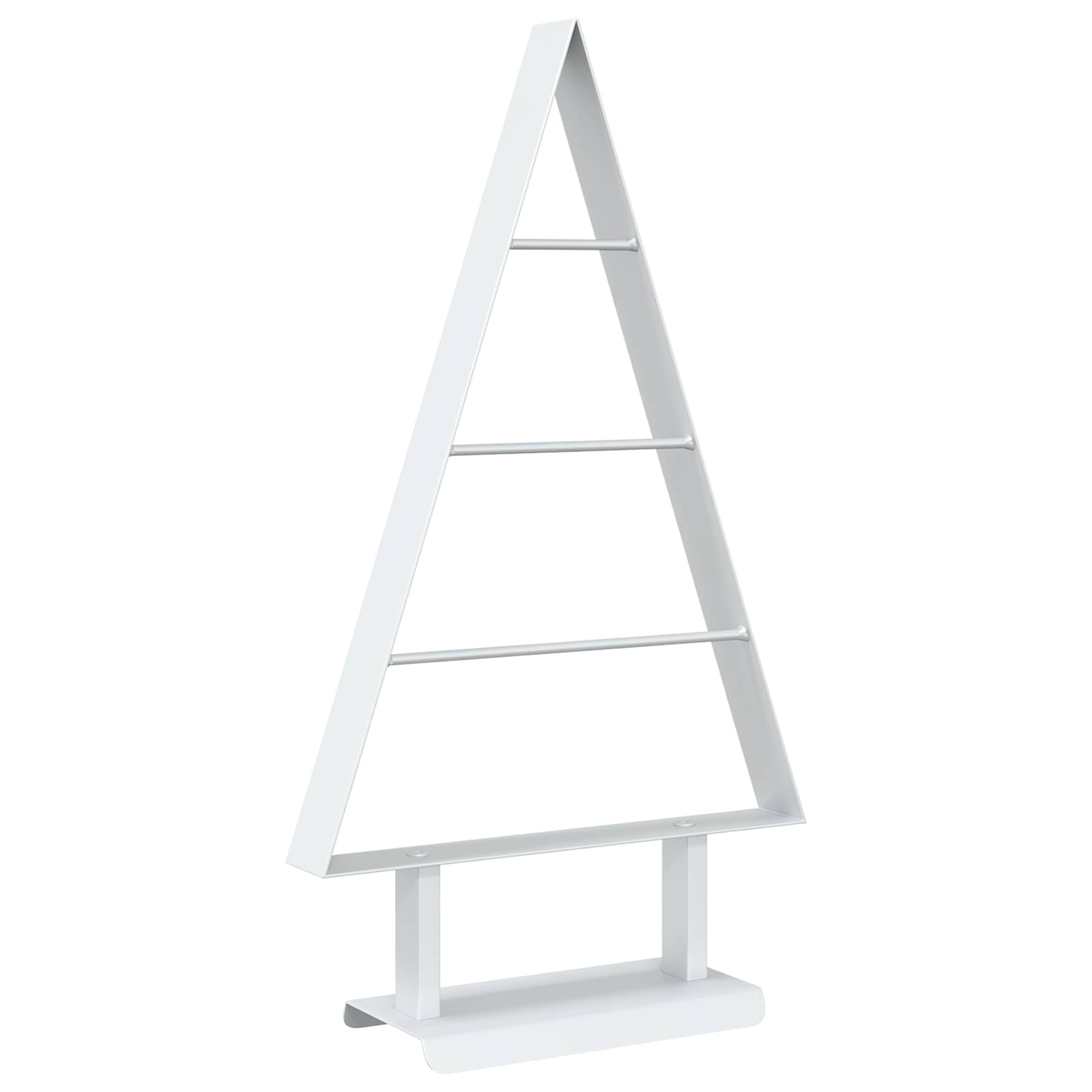 Metall Weihnachtsbaum Kuopio 60 Cm Stahl Weiß Vidaxl
