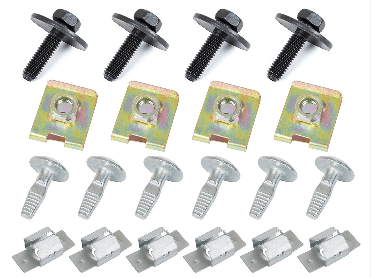 Citroen C5 I 01-05 Satz Clips Zur Befestigung Der Motorabdeckung, 20-teilig.
