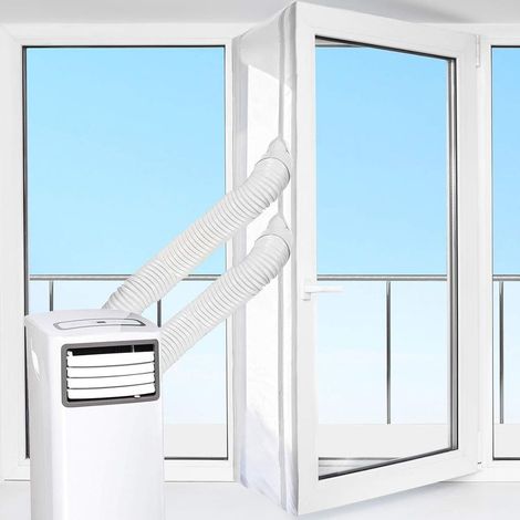 3 M Lange Wasserdichte Dichtungsfolie Für Klimaanlagen Und Fenster Mit Zwei Flügeltüren, Geeignet Für Tragbare Klimaanlagen Und Wäschetrockner.