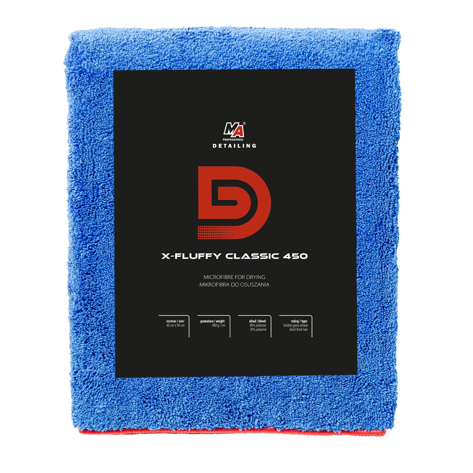 025658 Ma Professional Detailing - X-fluffy Classic 450gsm Mikrofaser-trockentuch 60x90cm