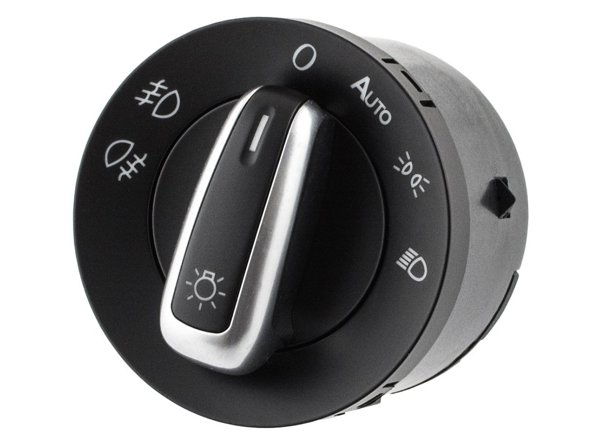 Vw Golf V 03-09 Lichtschalter Chrom + Auto